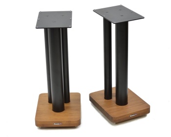 Atacama Moseco XL 600 Speaker Stands Black/Dark Bamboo - NEW OLD STOCK